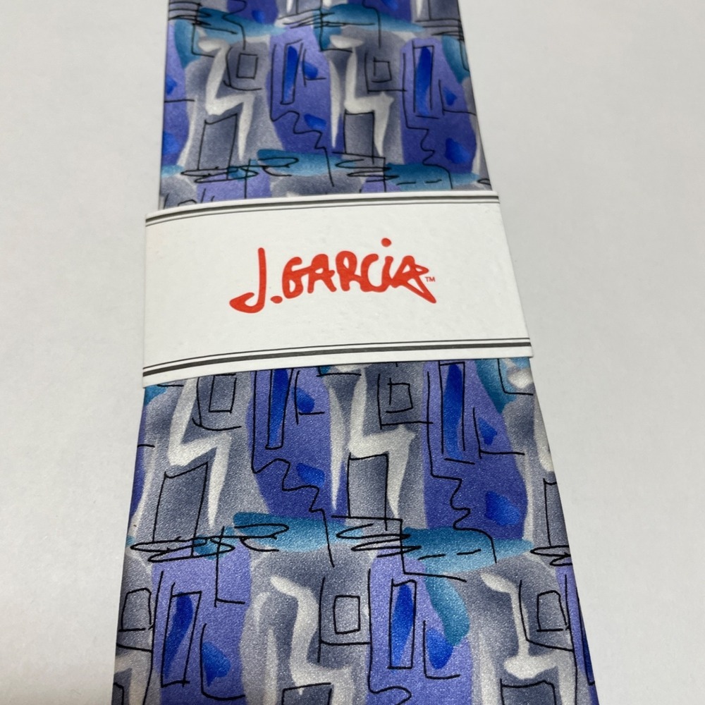J. Garcia NEW Aztec Objects Collection Fifty Three Tie  NEW 60" L 3-1/2" wide - Picture 2 of 5